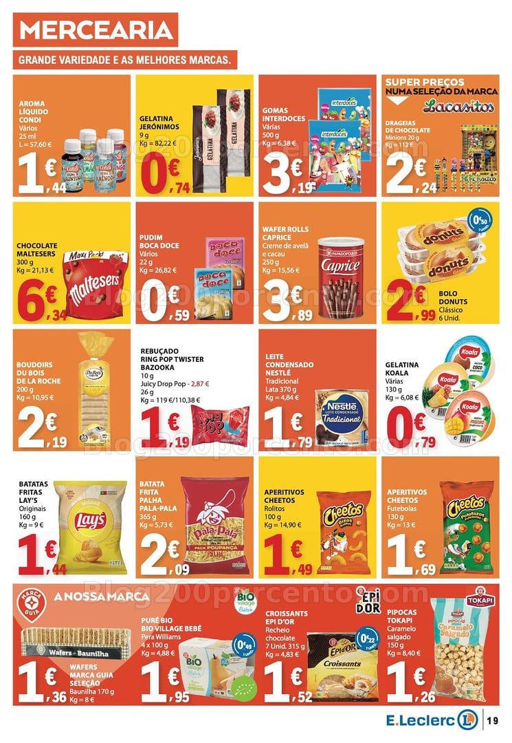 Antevisão Folheto E-LECLERC Promoções de 24 a 30 setembro